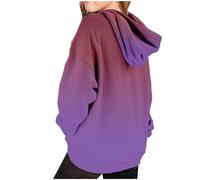 Generico Felpa con Cappuccio per Ragazze Leggera da Bambine Top Teenager Classics Abbigliamento Autunno Solid Color/Print Tinta Unita Cerniere Primaverili Tutti I Giorni Usura