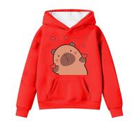 Generico Felpa con Cappuccio per Ragazze Morbida Felpe Grafica Autunno Inverno Ragazza Elegante Lunghe Giacca alla Moda Taglia Hoodie Adolescenti Regalo Bambini attività Sportive