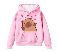 Generico Felpa con Cappuccio per Ragazze Morbida Felpe Grafica Autunno Inverno Ragazza Elegante Lunghe Giacca alla Moda Taglia Hoodie Adolescenti Regalo Bambini attività Sportive