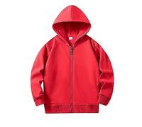 Generico Felpa con Cappuccio per Ragazze Senza Girocollo Top Teenager Classics Abbigliamento Autunno Giacca alla Moda Taglia Hoodie lescenti 2-13 Anni Invernale