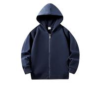 Generico Felpa con Cappuccio per Ragazze Senza Girocollo Top Teenager Classics Abbigliamento Autunno Giacca alla Moda Taglia Hoodie Adolescenti 2-13 Anni Invernale