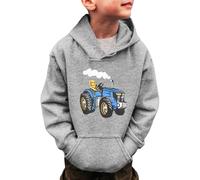 Generico Felpa con Cappuccio per Ragazzi,Felpa Cerniera a Maniche Lunghe Comfort e Calore alla Moda Adolescenti Abbigliamento l'autunno l'inverno Bambini dai 3 ai 12 Anni