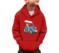 Generico Felpa con Cappuccio per Ragazzi,Felpa Cerniera a Maniche Lunghe Comfort e Calore alla Moda Adolescenti Abbigliamento l'autunno l'inverno Bambini dai 3 ai 12 Anni