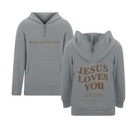Generico Felpa con Cappuccio per Ragazzi Leggera da Bambino a Maniche Lunghe Ultra Morbida Oversize Sweatshirt Calda Sportswear in Primavera E Autunno