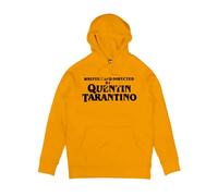 Generico Felpa con Cappuccio Written And sirected by Quentin Tarantino ! Alta qualità (IT, Testo, M, Standard, Giallo)