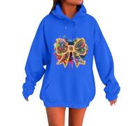 Generico Felpa Donna con Cappuccio- Giacca Sportiva Leggero Hoodie Cotone Manica Lunga Sweatshirt Aperto con Tasche Felpe Casual Classico Tinta Unita Maglione Lungo Donna Comodo per Andare al Lavoro