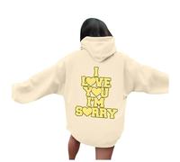 Generico Felpa Donna con Cappuccio per Il Tempo Libero Felpe Maniche Lunghe Personalizzata Super Soft Touch Stampa Abbigliamento Casual Oversize Y2K Hip Hop 2025 Nuovi Hoodie