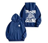 Generico Felpa Donna con Cappuccio per Il Tempo Libero Felpe Stampa di 3D Cartoon Hoodie Carino Top Scollo Rotondo E Spacco Laterale Maniche Lunghe Coulisse Autunno Inverno