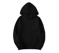 Generico Felpa Donna con Cappuccio Solid Color da Zip Pullover Originale Stampa Abbigliamento Casual Baggy Soft Hoodie Tuta per Ragazza