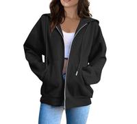 Generico Felpa Donna con Cappuccio Stampa Casual Oversize Top da Personalizzata Super Soft Touch Maniche Lunghe Felpe Camicetta Baggy Hoodie Y2K Moda Streetwear