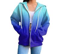 Generico Felpa Donna con Cappuccio Vintage Felpe Stampa di 3D Cartoon Hoodie Elegante Maniche Lunghe Camicetta Tasche Y2K Moda Streetwear