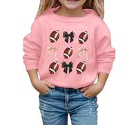 Generico Felpa Girocollo Bambino Manica Lunga Pullover Stampa Lettere Morbida Calda Autunno Inverno per Autunno Tasca Marsupio Morbida Soffice Comoda Felpa Girocollo Ragazzo Oversize