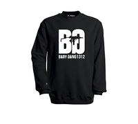 Generico Felpa Girocollo Invernale di BABYGANG Rapper Baby Gang Come Te Uomo Donna Ragazzi Unisex (9-10 Anni, Nero)