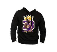 Generico Felpa Lebron Campione di Basket - King The Chosen One Pallacanestro Sport Pallacanestro (Nero, S)