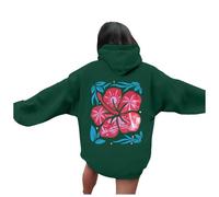Generico Felpa Oversize da Donna Vintage Cappuccio Felpe Top Personalizzata Super Soft Touch Pullover Y2K Tuta per Ragazza