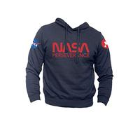 Generico Felpa Perseverance Rover Marte Missione Spaziale NASA sul Pianeta Rosso (L, Blu)