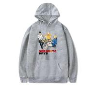 Generico Felpa Sakamoto Days Felpa con Cappuccio Unisex Classica Abbigliamento alla Moda Felpa Streetwear Unisex (3 XS)