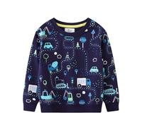 Generico Felpa Senza Cappuccio per Ragazzi,Sweatshirt Calda Sportswear Sportiva Girocollo Sport Casual Maglia A Maniche Lunghe Comfort E Stile Perfetta Adolescenti Regalo