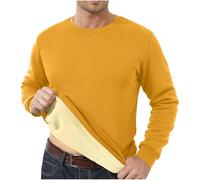 Generico Felpa Uomo con Cappuccio Invernale con Pile Interno Pullover per Le Mezze Stagioni Antivento Caldo Hoodie T Shirt Tinta Unita Uomo da Mettere sotto Giacca Black Friday 2024 Offerte Oggi