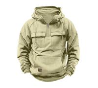 Generico Felpa Uomo con Cappuccio | No Logo | Cotone Premium | Basic - Casual - Sportivo | Senza Zip | Semplice Tinta Unita Giacca Invernale Uomo Corda da Cappello Regolabile