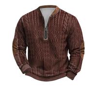 Generico Felpa Uomo Cotone con Cerniera Felpa da Lavoro Uomo Felpa Uomo con Zip Senza Cappuccio Tuta Uomo Invernale Felpata Felpa Uomo Offerta Vintage Zip Up Hoodie Felpa Vintage Uomo Zip