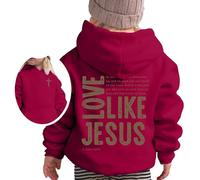 Generico Felpe con Cappuccio E Felpe per Bambine per Abbigliamento Casual Invernale Scollo Rotondo Stampa di Lettere per Bambini dai 2 Ai 13 Anni attività All'Aperto E Comfort Quotidiano