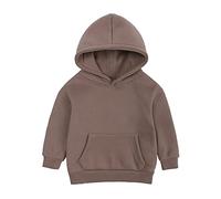 Generico Felpe con Cappuccio per Bambini Felpa Cerniera Casual E Comode Cappotto Homewear Moda Adolescenti Abbigliamento l'autunno l'inverno attività Sportive