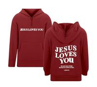 Generico Felpe con Cappuccio per Bambini,Felpa Senza Girocollo Felpa a Maniche Lunghe Cappotto Homewear Bambini Sweatshirt Calda Sportswear Solid Color/Print Tutti I Giorni Usura