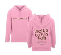Generico Felpe con Cappuccio per Bambini,Felpa Senza Girocollo Felpa a Maniche Lunghe Cappotto Homewear Bambini Sweatshirt Calda Sportswear Solid Color/Print Tutti I Giorni Usura
