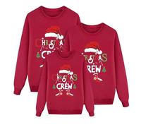 Generico Felpe Natale Famiglia Set, Maglione Natale Divertente, Maglioni Natalizi Famiglia Coppia Luminoso Maglioncini di Natale Brutti, Ugly Christmas Sweater per Adulti/Uomo/Donna/Famiglia