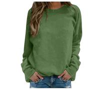 Generico Felpe Senza Cappuccio da Donna, Felpa Trekking Donna Scollo Girocollo Camicia a Maniche Lunghe Stampato Senza Cappuccio Top Sportivi Camicetta Streetwear Allentato Outdoor Casual