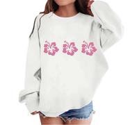 Generico Felpe Senza Cappuccio per Bambine,Felpa Invernale Bambini Felpa Sportiva Cappotto Homewear Teen's Sweatshirt in Primavera E Autunno Tutti I Giorni Usura