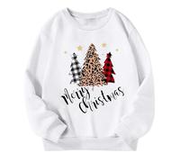 Generico Felpe Senza Cappuccio per Bambine,Long Sleeve Sweatshirt Felpa Unisex Sportiva Top Teenager Classics Teen's Comfort E Stile Perfetta 2-13 Anni Invernale
