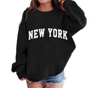 Generico Felpe Senza Cappuccio per Bambine,Sweatshirt Calda Sportswear Felpa Sportiva Top Teenager Classics Maglia A Maniche Lunghe Comfort e Calore alla Bambine attività Sportive