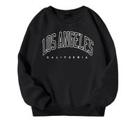 Generico Felpe Senza Cappuccio per Bambine Sweatshirt Calda Sportswear Girocollo Basic Abbigliamento l'autunno e l'inverno Comfort Calore alla Ragazze 4-15 Anni