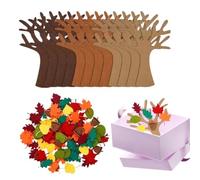 Generico Felt Kit - 96 Pieces Fall Tree of Thanks Craft Kit