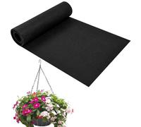 Generico Felt Planter Liner - Cuttable Window Box Liner Roll, Wear Resistant Water Locking Flower Basket Hanging Planter Mat,Flexible Garden Pot Protection Strip | Hanging Basket Liners,for Gardening