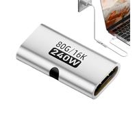 Generico Female to Female Adapter 240W High-Power USB C to USB C Converter Connector for Desktop, Laptop, Home, Office, Conference, Travel, Workplace, Presentation, Fast Data and Power Transfer