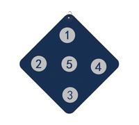 Generico Fencing Practice - Training Target Board, 12.99x12.99 Inches Martial Arts Equipment, Indoor Skill Development Kit | Wall-Mounted Bulls-Eye Panel, Adult Youth Fencer Tools