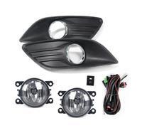 Generico Fendinebbia Per Ford Per Focus MK2 Berlina 2009-2011 | Interruttore del cablaggio della cornice della griglia cofano paraurti anteriore dell'auto fendinebbia auto(1 set)