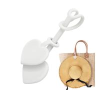 Generico Fermacappello da Viaggio | Portacappello a Forma di Cuore Senza Mani | Clip Magnetica per Cappello da Viaggio su Borsa,Per Crociera, Spiaggia, Vacanza, Resort, Estate, Primavera, Zaino,