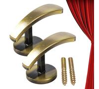 Generico Fermacurtains, 2 Pezzi Supporto In Lega Di Alluminio Da Parete, Fermatende per Drappeggi, Per Soggiorno Camera Da Cucina Bagno Doccia Armadio Porta Camper