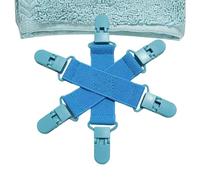 Generico Fermafogli - 14x14x1 Cm Compatto Anti-, Fermagli per Lenzuola - Comodo Premi E Tieni Premuto per La Casa Camera da Soggiorno Appartamento Dormitorio Dormitorio Hotel Aziende di Noleggio Copr