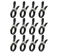 Generico Fermagli per Copertura Piscina,12 Pezzi AntiGraffio Presa Salda | Blocco Sicuro Antivento | per Esterno Giardino Cortile Prato Terrazzo Ponte Inverno Telone Mobili