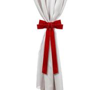 Generico Fermagli per in Velluto Rosso - Eleganti fermacravatta per Decorazioni Natalizie | Fermafinestre per Natale e San | Clip Decorative di Lusso per Matrimoni, Uso Domestico e Artigianale