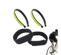 Generico Fermapantaloni per Ciclismo | Banda Riflettente Sicurezza alla Caviglia per Bicicletta - Sicurezza Notturna per Ciclismo attività Ricreative All'aperto con Cinturino Elastico Set di 1