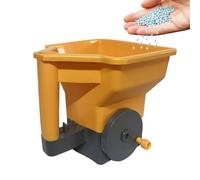 Generico Fertilizer Spreaders for Lawns - Garden Seeding Tool for Yard Maintenance | Poly Hopper Container with Adjustable Flow Control, Even Distribution Equipment, Outdoor Grass Care Applicator