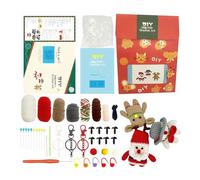 Generico Festive Crochet Kit - Christmas Handmade Knitting Set For Adults, Complete DIY Project For Beginners | Creative Stocking Stuffer Group Activity Family Bonding Mindfulness