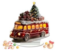 Generico Festive Party Supplies Table Centerpieces | Christmas Decorations Indoor | Holiday 2D Acrylic Tabletop Decor for Shelf Windowsill Mantel Bedroom Cabinet Festival Office Desktop