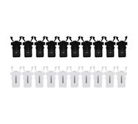 Generico Fibbie per Bidoni Spazzatura 20 Pezzi Serratura a Spinta, Clip Facili da Installare per Pattumiere Bagno e Contenitori Differenziata